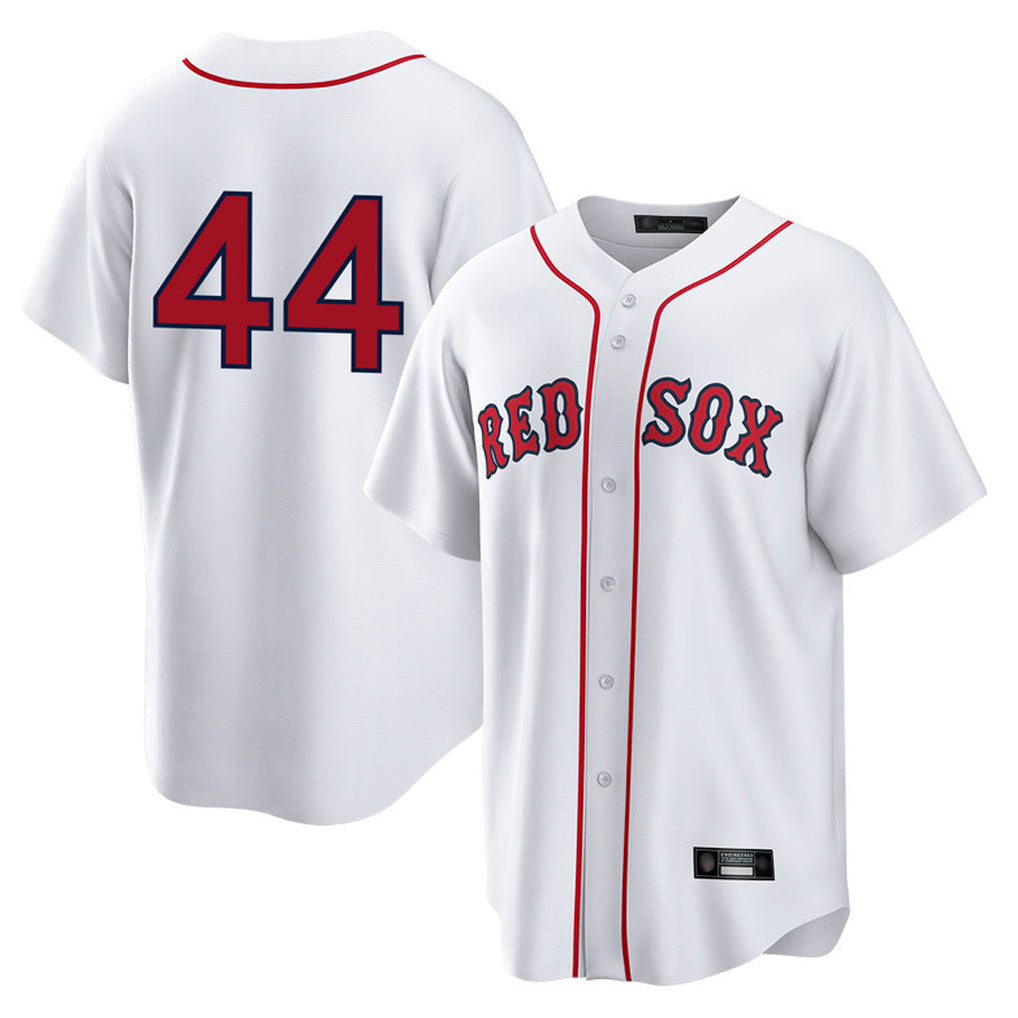 B.Red Sox #44 Aroldis Chapman Player White Home Game Hdoa Stitched Jerseys
