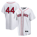 B.Red Sox #44 Aroldis Chapman Player White Home Game Hdoa Stitched Jerseys