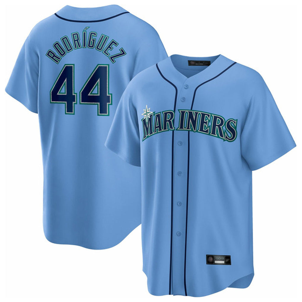 S.Mariners #44 Julio Rodriguez Player Light Blue Home Limited Hdoa Stitched Jerseys