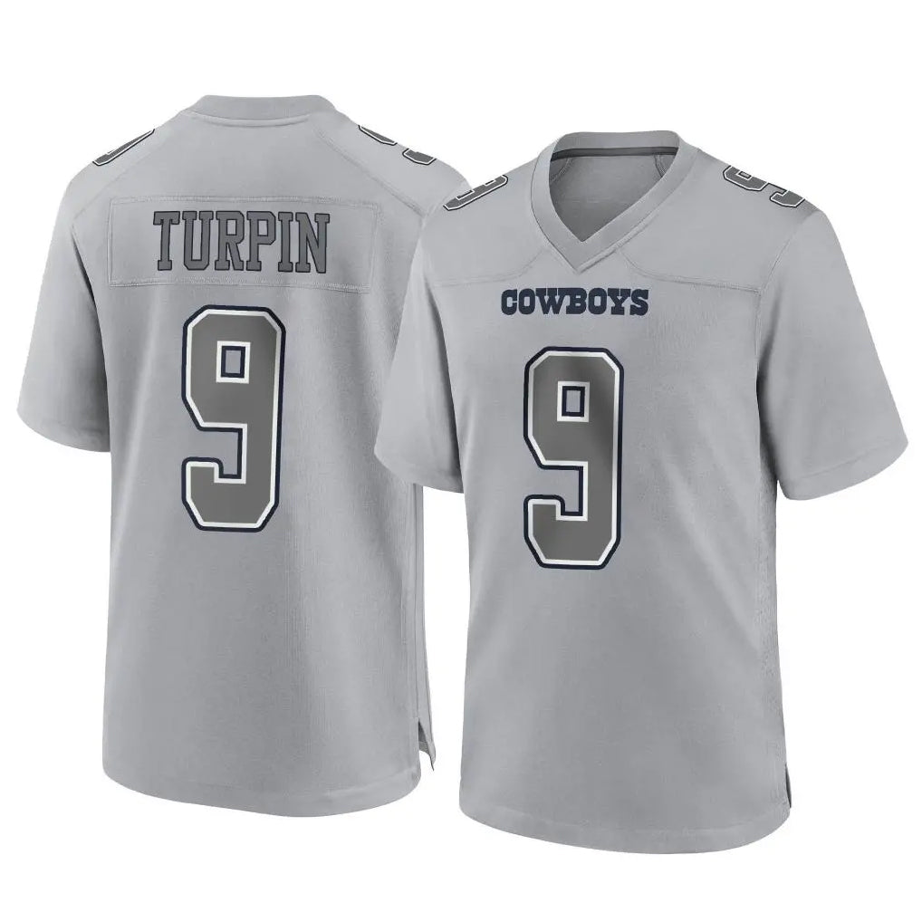 D.Cowboys #9 KaVontae Turpin Player Gray Atmosphere Fashion Home Game Hdoa Stitched Jerseys
