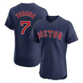 B.Red Sox #7 Masataka Yoshida Player Navy Limited Elite Home Game Hdoa Stitched Jerseys