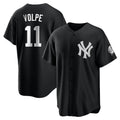 NY.Yankees #11 Anthony Volpe Player Black Game Hdoa Stitched Jerseys