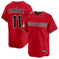 C.Guardians #11 Jose Ramirez Player Red Limited Home Hdoa Stitched Jerseys