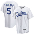 LA.Dodgers #5 Freddie Freeman Player White Game Home Hdoa Stitched Jerseys