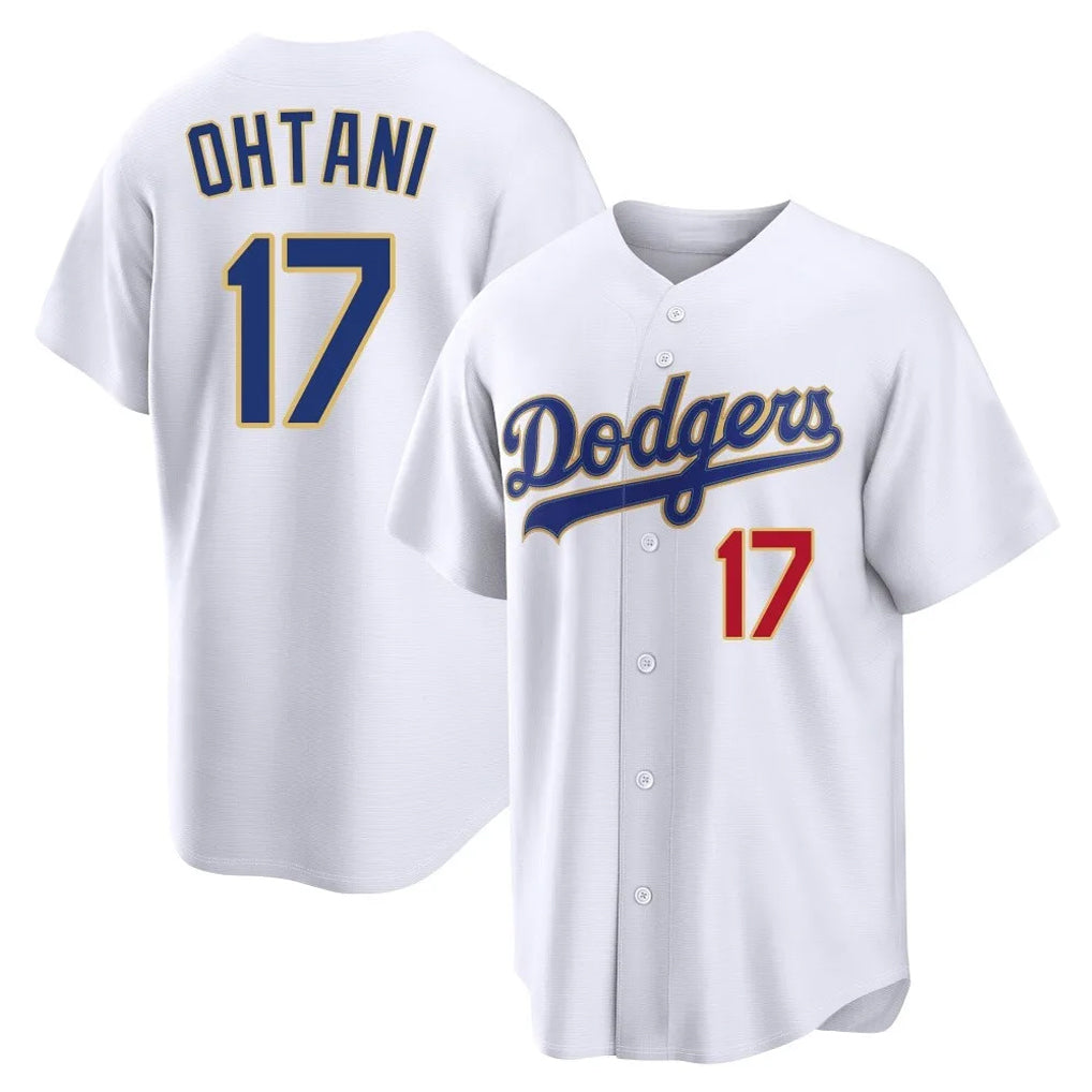 LA.Dodgers #17 Shohei Ohtani Player Gold White 2026 Collection Stadium Limited Hdoa Stitched Jerseys