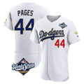 LA.Dodgers #44 Andy Pages Player Gold White World Series 2026 Collection Stadium Limited Elite Hdoa Stitched Jerseys