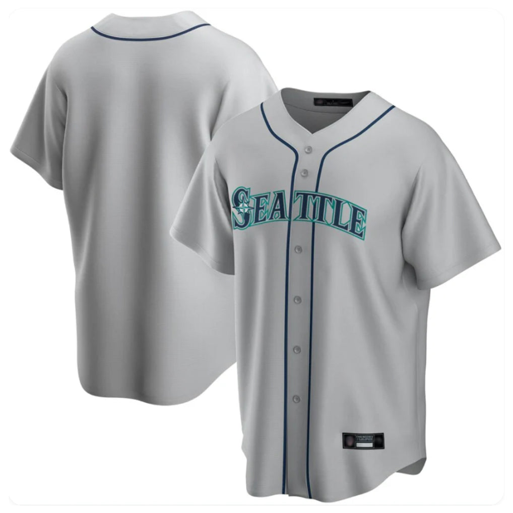 S.Mariners ## Mariners Blank Player Gray Home Game Hdoa Stitched Jerseys