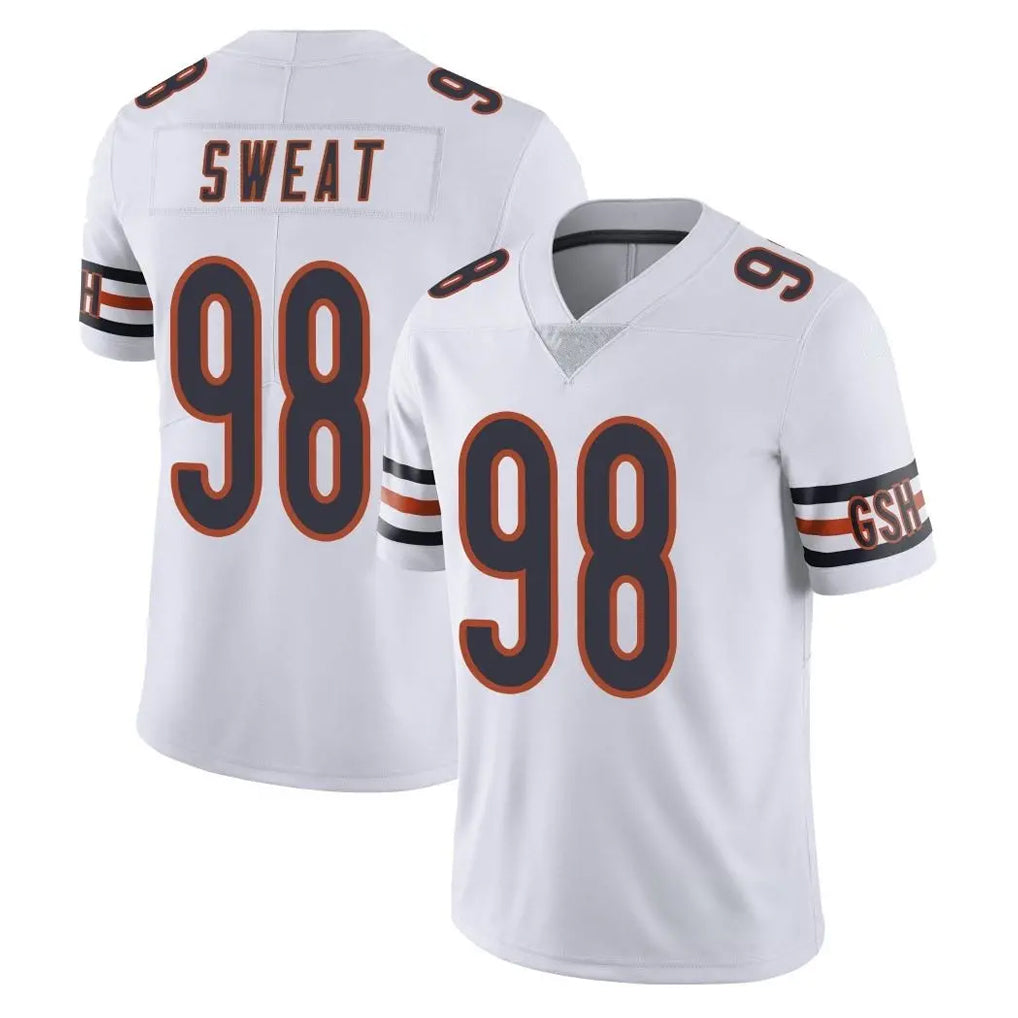 C.Bears #98 Montez Sweat Player White Vapor Untouchable Limited Home Game Hdoa Stitched Jerseys