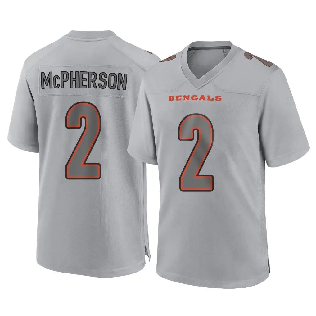 C.Bengals #2 Evan McPherson Player Gray Atmosphere Fashion Game Hdoa Stitched Jerseys