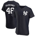 NY.Yankees #48 Paul Goldschmidt Player Navy Limited Elite Home Hdoa Stitched Jerseys