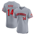 C.Reds #14 Pete Rose Player Gray Limited Elite Home Hdoa Stitched Jerseys