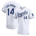 KC.Royals #14 Jac Caglianone Player White Alt Limited Elite Home Hdoa Stitched Jerseys