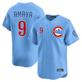 C.Cubs #9 Miguel Amaya Player Light Blue Limited Home Hdoa Stitched Jerseys