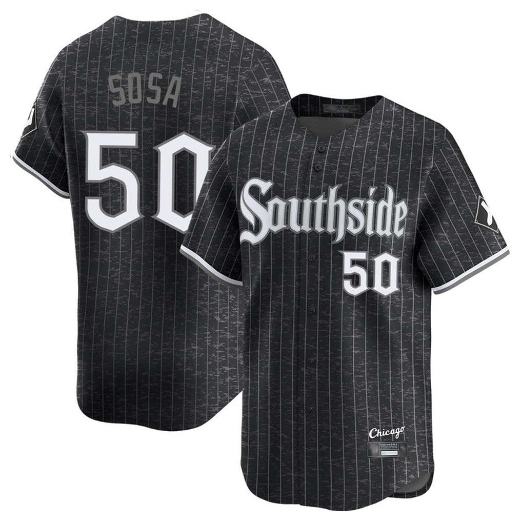 C.White Sox #50 Lenyn Sosa Player Black City Connect Limited Home Hdoa Stitched Jerseys