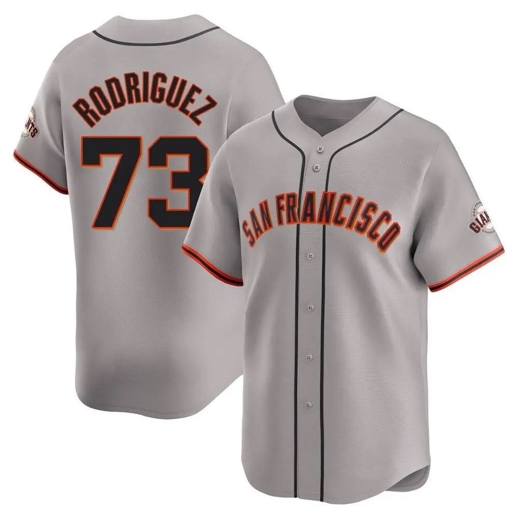 SF.Giants #73 Randy Rodriguez Player Gray Home Limited Hdoa Stitched Jerseys