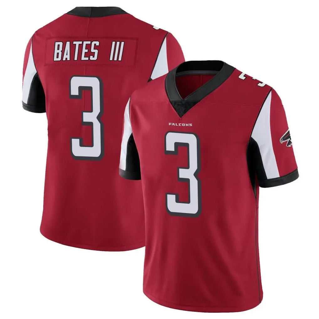 A.Falcons #3 Jessie Bates III Player Red Color Vapor Untouchable Limited Home Game Hdoa Stitched Jerseys