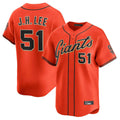 SF.Giants #51 Jung Hoo Lee Player Orange Home Limited Hdoa Stitched Jerseys