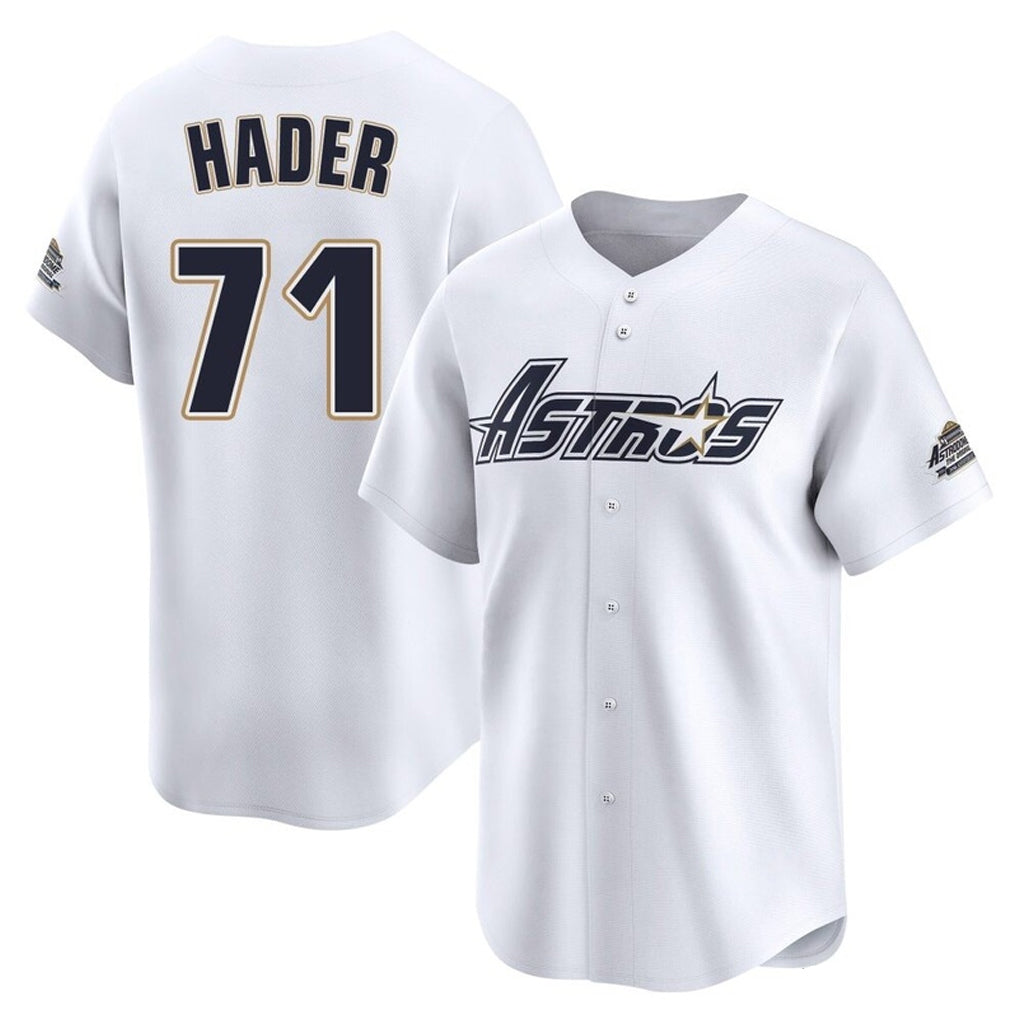 H.Astros #71 Josh Hader Player White Throwback Cooperstown Collection Limited Hdoa Stitched Jerseys