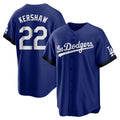 LA.Dodgers #22 Clayton Kershaw Player Royal City Connect Home Game Hdoa Stitched Jerseys