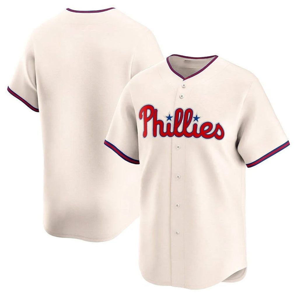 P.Phillies ## Phillies Blank Player Cream Home Limited Hdoa Stitched Jerseys
