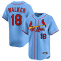 St. Louis Cardinals #18 Jordan Walker Player Light Blue Home Limited Hdoa Stitched Jerseys