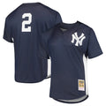 NY.Yankees #2 Derek Jeter Player Navy Mitchell & Ness Limited Hdoa Stitched Jerseys