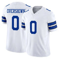 D.Cowboys #0 DeMarvion Overshown Player White Limited Vapor F.U.S.E. Home Game Hdoa Stitched Jerseys