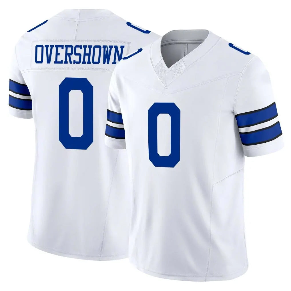D.Cowboys #0 DeMarvion Overshown Player White Limited Vapor F.U.S.E. Home Game Hdoa Stitched Jerseys