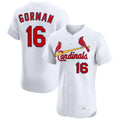 St. Louis Cardinals #16 Nolan Gorman Player White Home Limited Elite Hdoa Stitched Jerseys