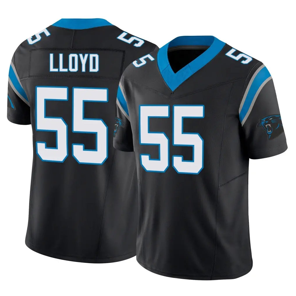 C.Panthers #55 Devin Lloyd Player Black Vapor F.U.S.E. Limited Home Game Hdoa Stitched Jerseys