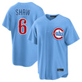 C.Cubs #6 Matt Shaw Player Light Blue Home Game Hdoa Stitched Jerseys