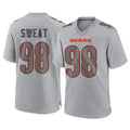 C.Bears #98 Montez Sweat Player Gray Atmosphere Fashion Game Hdoa Stitched Jerseys