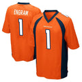 D.Broncos #1 Evan Engram Player Orange Color Home Game Hdoa Stitched Jerseys