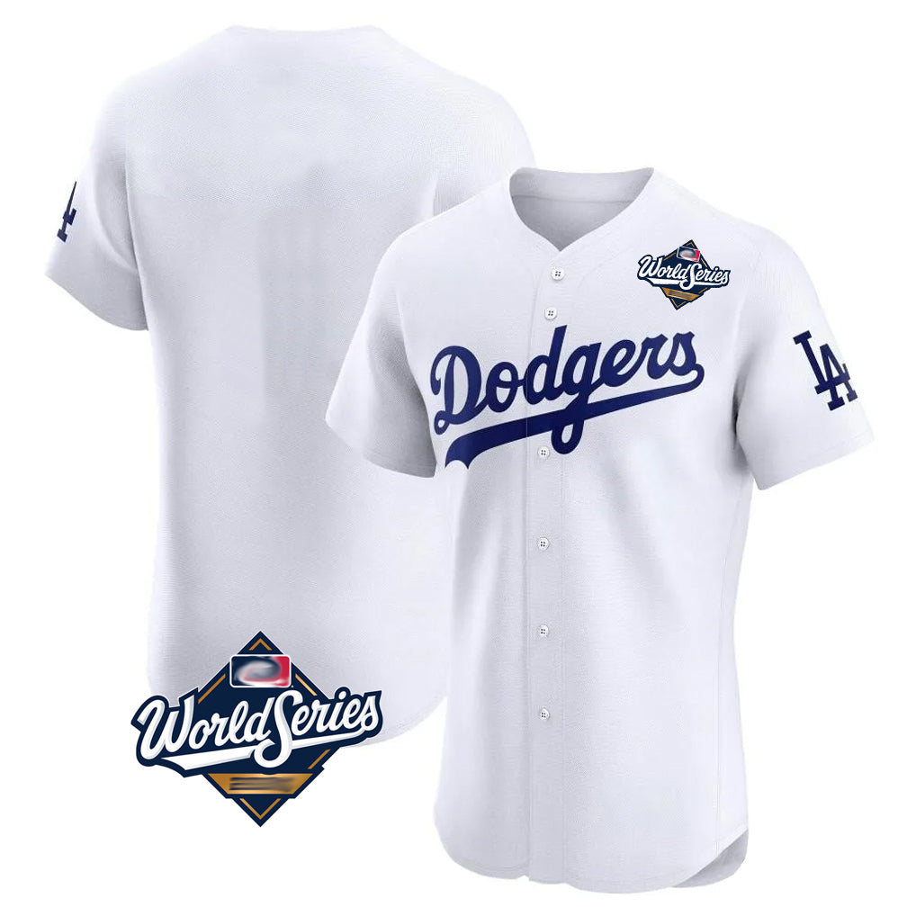 LA.Dodgers ## Dodgers Blank Player White Limited Elite Home World Series Hdoa Stitched Jerseys