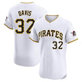 P.Pirates #32 Henry Davis Player White Home Limited Elite Hdoa Stitched Jerseys