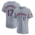 NY.Mets #17 Keith Hernandez Player Gray Road Limited Elite Home Hdoa Stitched Jerseys