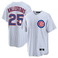 C.Cubs #25 Mois¨¦s Ballesteros Player White Game Home Hdoa Stitched Jerseys