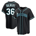 S.Mariners #36 Logan Gilbert Player Black Fashion Home Limited Hdoa Stitched Jerseys