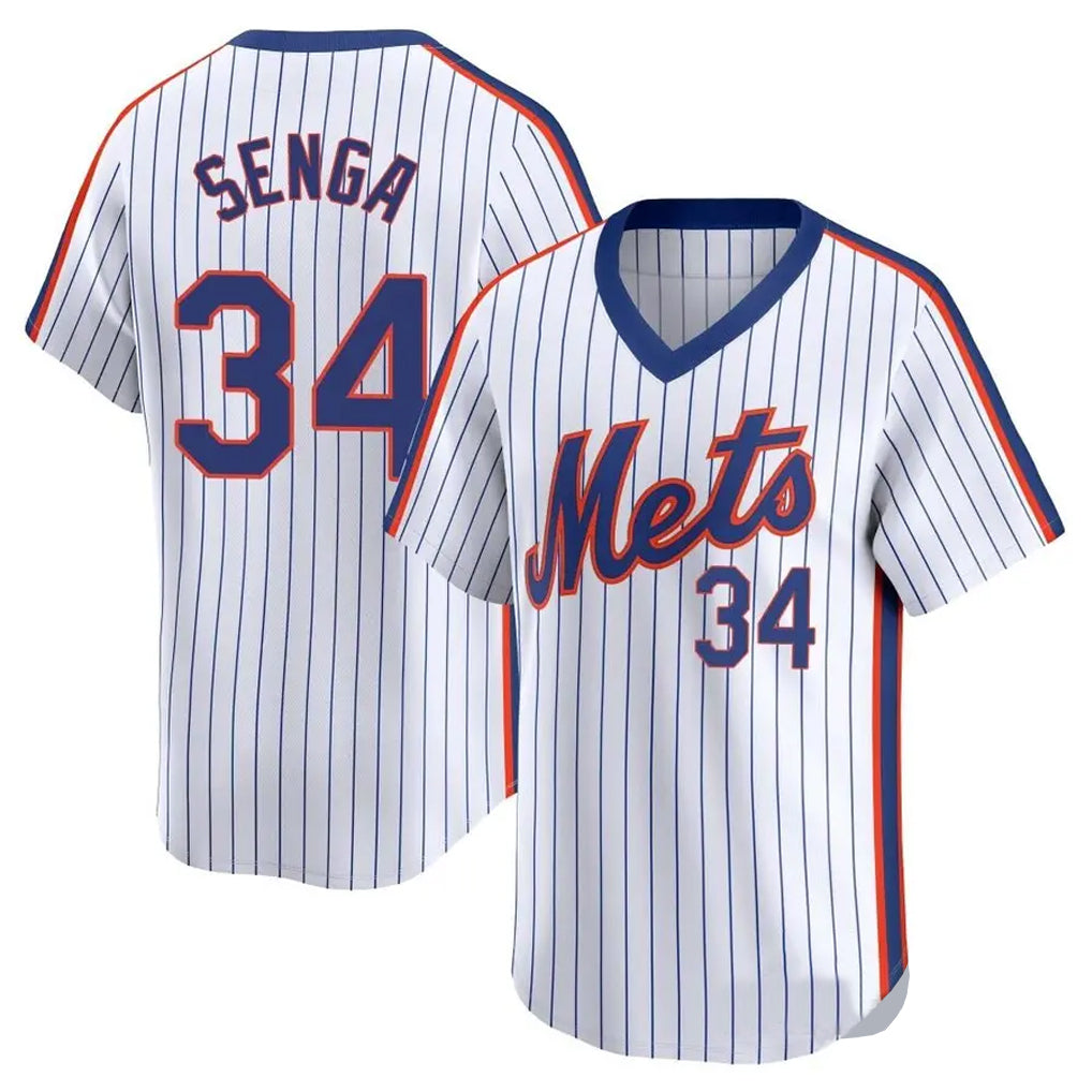 NY.Mets #34 Kodai Senga Player White Cooperstown Collection T-shirt Game Hdoa Stitched Jerseys