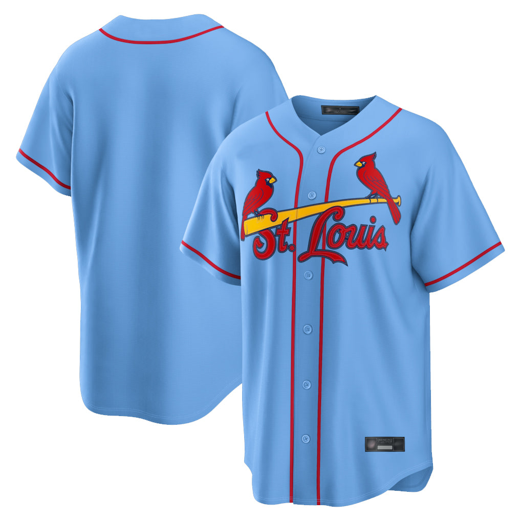 St. Louis Cardinals ## Cardinals Blank Player Light Blue Home Limited Game Hdoa Stitched Jerseys