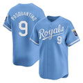 KC.Royals #9 Vinnie Pasquantino Player Light Blue Alt Limited Home Hdoa Stitched Jerseys