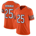 C.Bears #25 Kyle Monangai Player Orange Vapor F.U.S.E. Limited Home Game Hdoa Stitched Jerseys