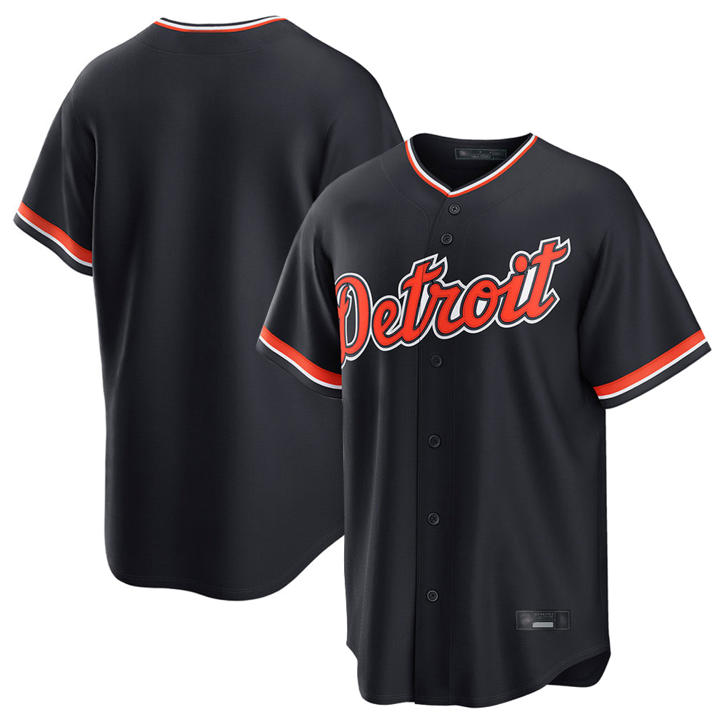 D.Tigers ## Tigers Blank Player Navy Home Game Hdoa Stitched Jerseys
