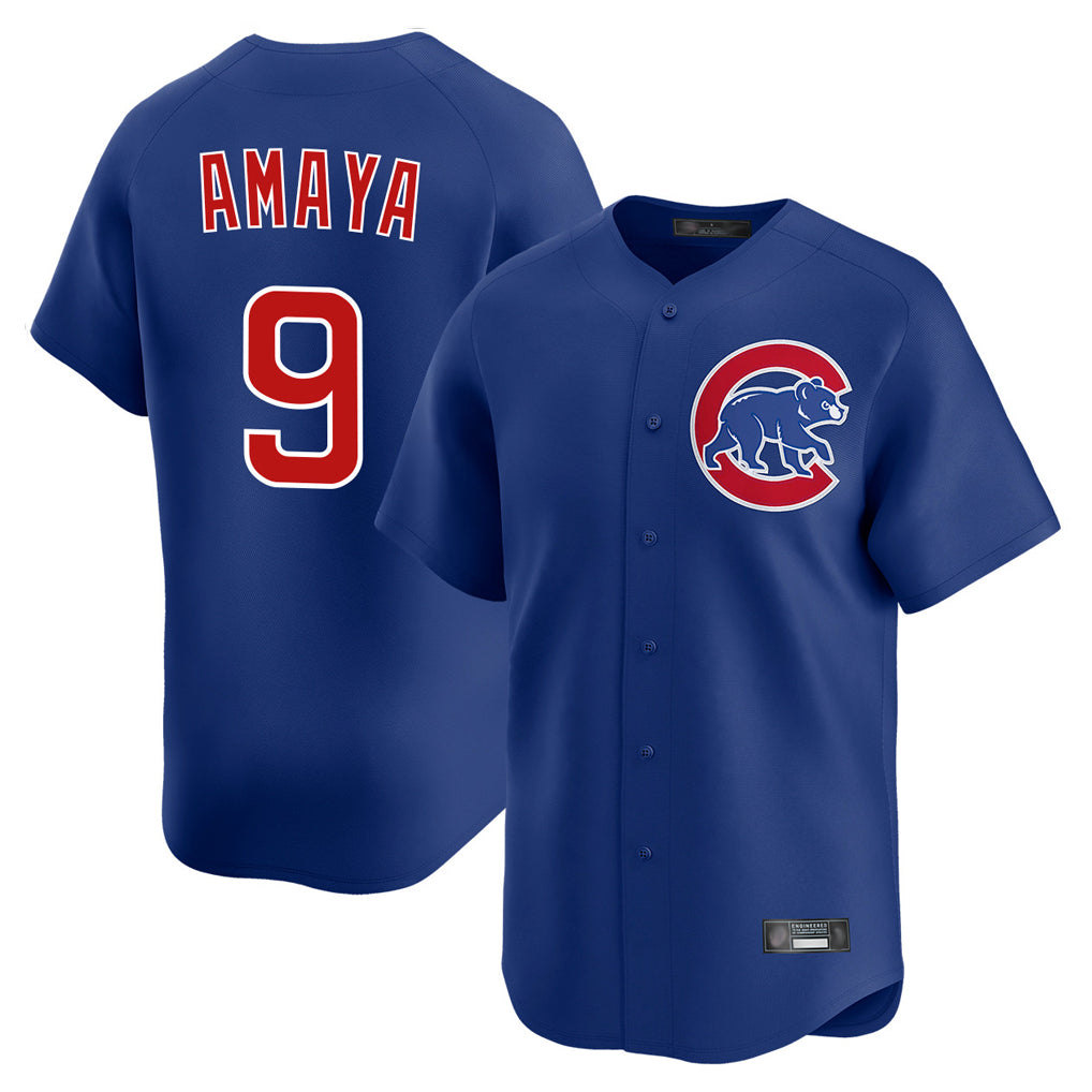 C.Cubs #9 Miguel Amaya Player Royal Limited Home Hdoa Stitched Jerseys