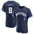 C.Cubs #8 Ian Happ Player Navy City Connect Limited Elite Home Hdoa Stitched Jerseys
