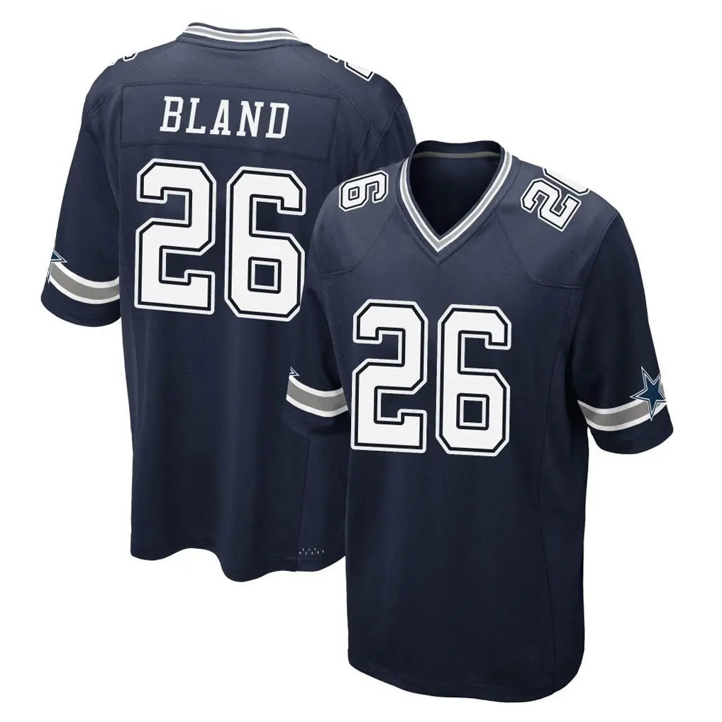D.Cowboys #26 DaRon Bland Player Navy Home Game Hdoa Stitched Jerseys