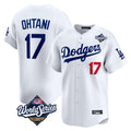 LA.Dodgers #17 Shohei Ohtani Player White World Series Limited Home Hdoa Stitched Jerseys