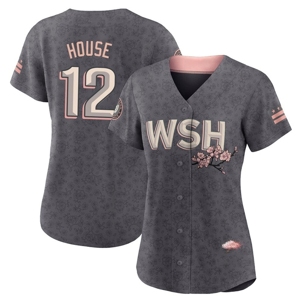 W.Nationals #12 Brady House Player Gray City Connect Hdoa Stitched Jerseys