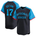 LA.Dodgers #17 Shohei Ohtani Player Black National League All-Star Limited Home Hdoa Stitched Jerseys