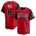 C.White Sox #8 Kyle Teel Player Red City Connect Limited Home Hdoa Stitched Jerseys